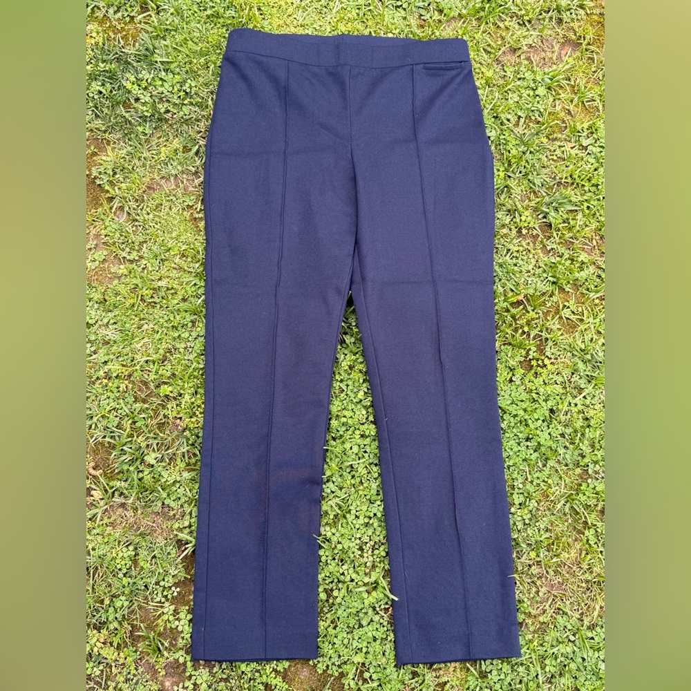 Kal Rieman pintuck ponte knit ankle pants - size L